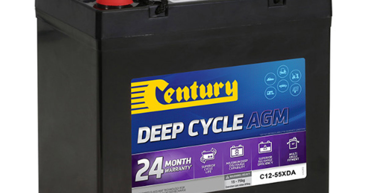 C1255XDA Deep Cycle AGM Deep Cycle batteries Century Batteries