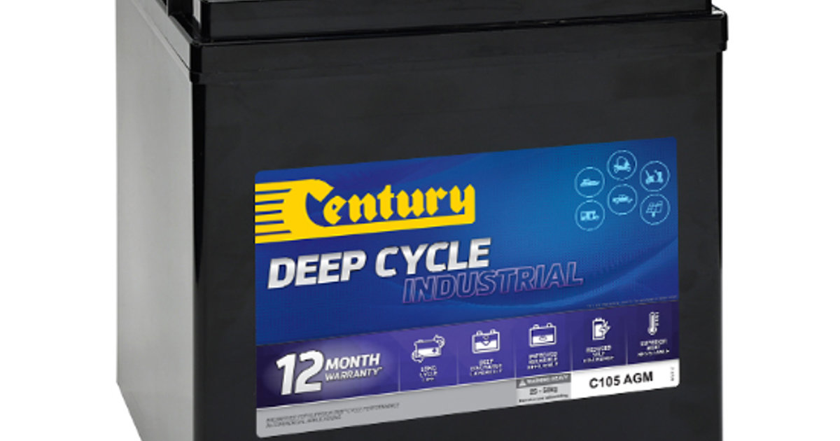 C105 AGM Deep Cycle AGM Deep Cycle batteries Century Batteries