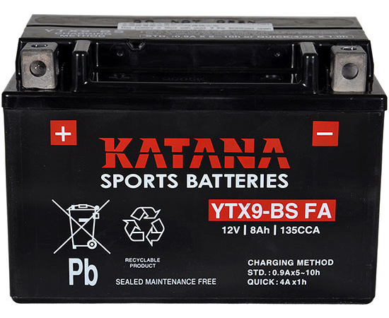 Batterie Yuasa moto YTX9-BS KYMCO G6